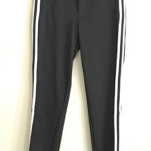 Casual Jogger pants slimfit zip front polyester